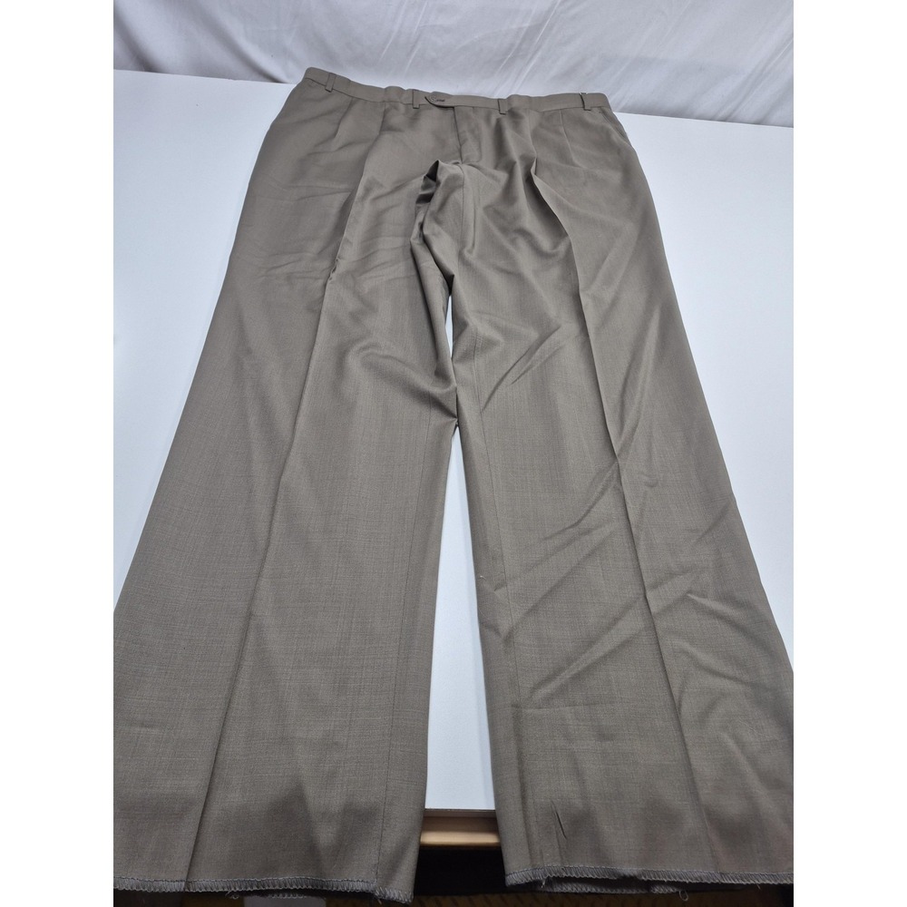 Peerless Couture International Dress Pants Mens 48x36 Wool Pleated Unhemmed NWT